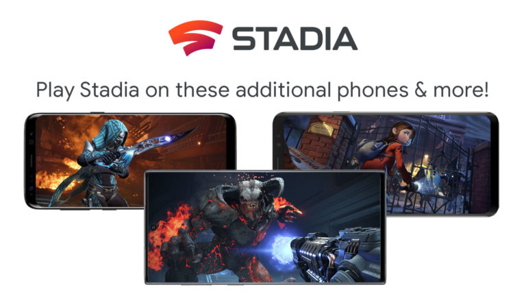 Google Stadia Samsung Galaxy