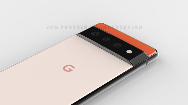 Google Pixel 6 render