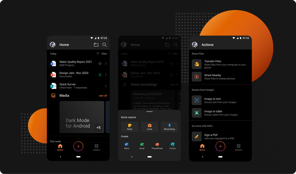 Microsoft Office Dark Mode