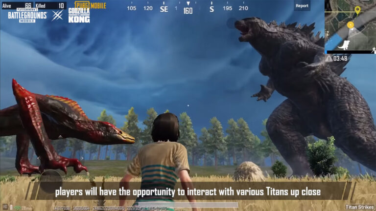 PUBG Mobile 1.4 Godzilla King Kong