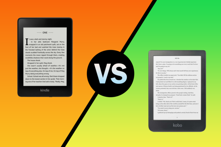 Kindle vs Kobo ebook reader