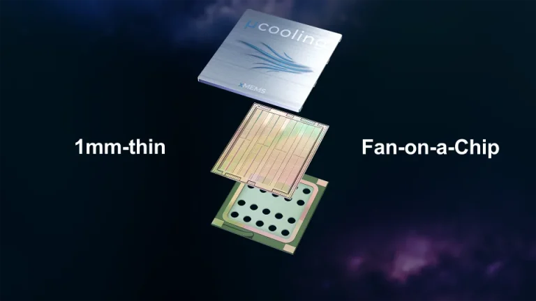 xMEMS XMC-2400 µCooling ventola a stato solido